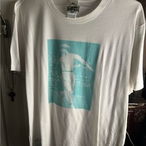 White Lacoste Men's Graphic T-Shirt